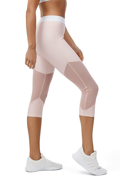 Allfenix Scarlett 3/4 Leggings in Blush - Hey Sara