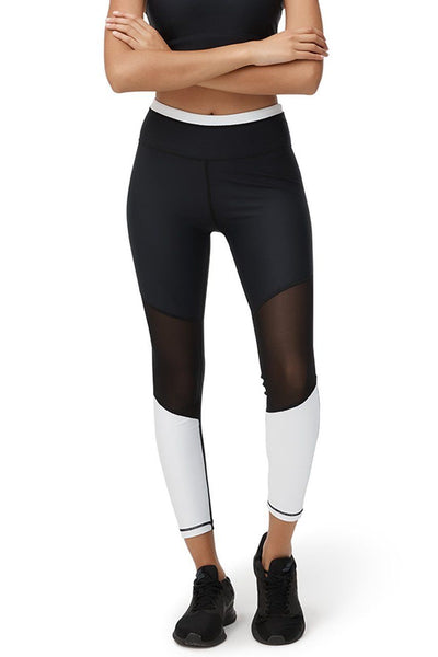 Allfenix Monochrome 7/8 Length Leggings in Black and White - Hey Sara