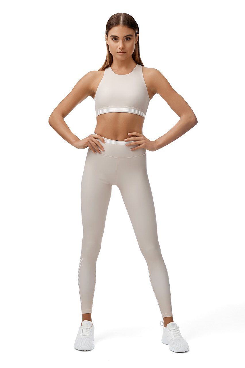 Allfenix Camilla Full Length Leggings in Tan - Hey Sara