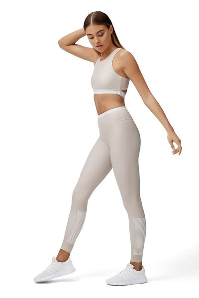 Allfenix Camilla Full Length Leggings in Tan - Hey Sara