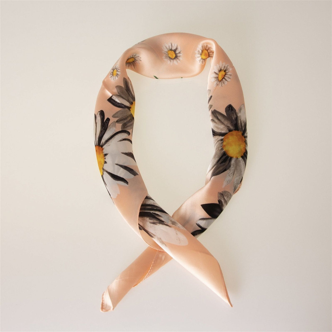 Angels Whisper Daisy Print Bandana Scarf in Pink - Hey Sara