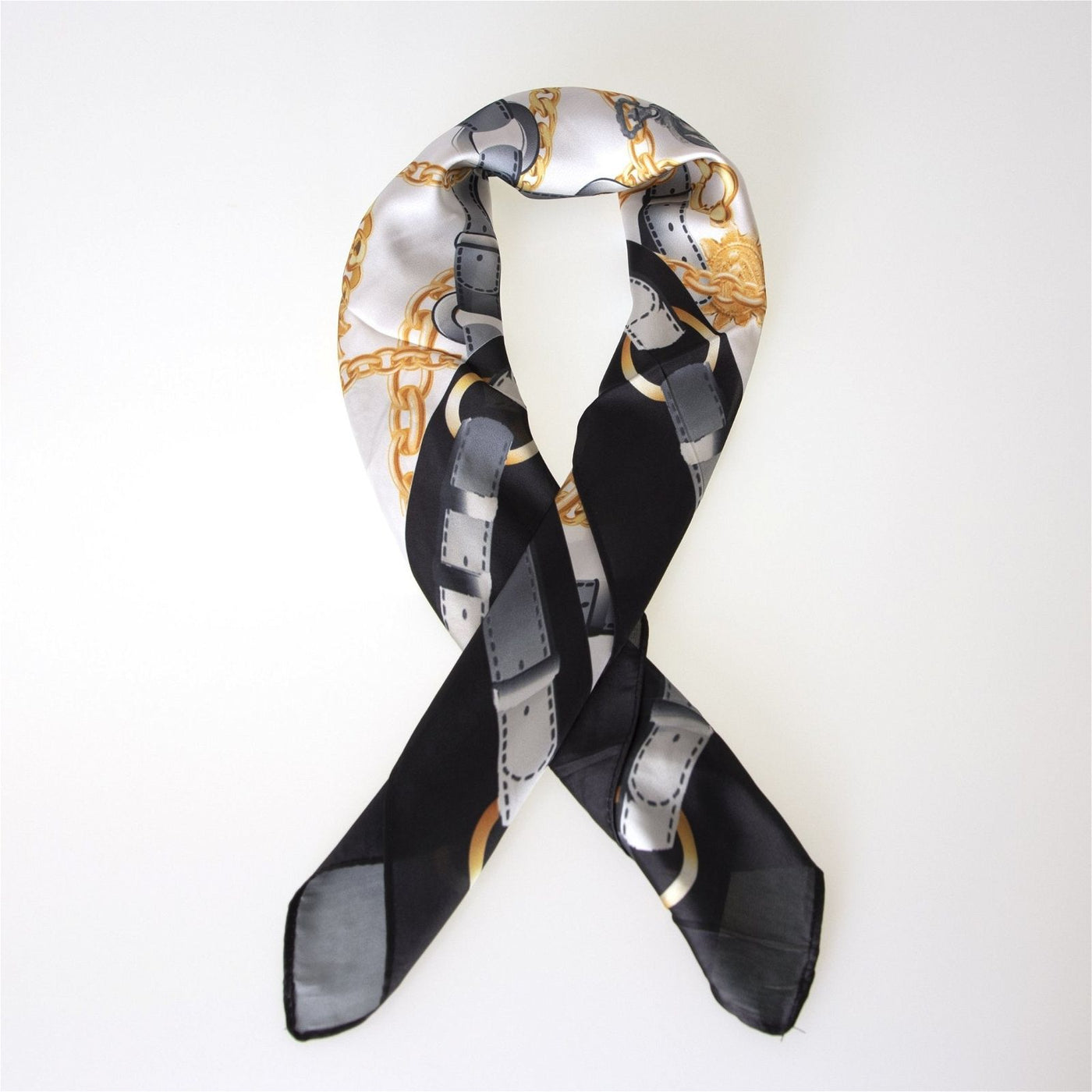 Angels Whisper Gaile Chain Print Bandana Scarf - Hey Sara