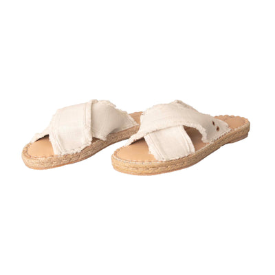 Betty Basics Moama Slides in White