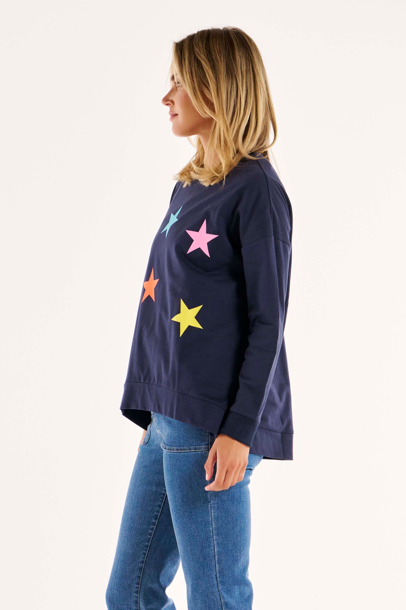 Betty Basics Sienna Jumper in Star Print