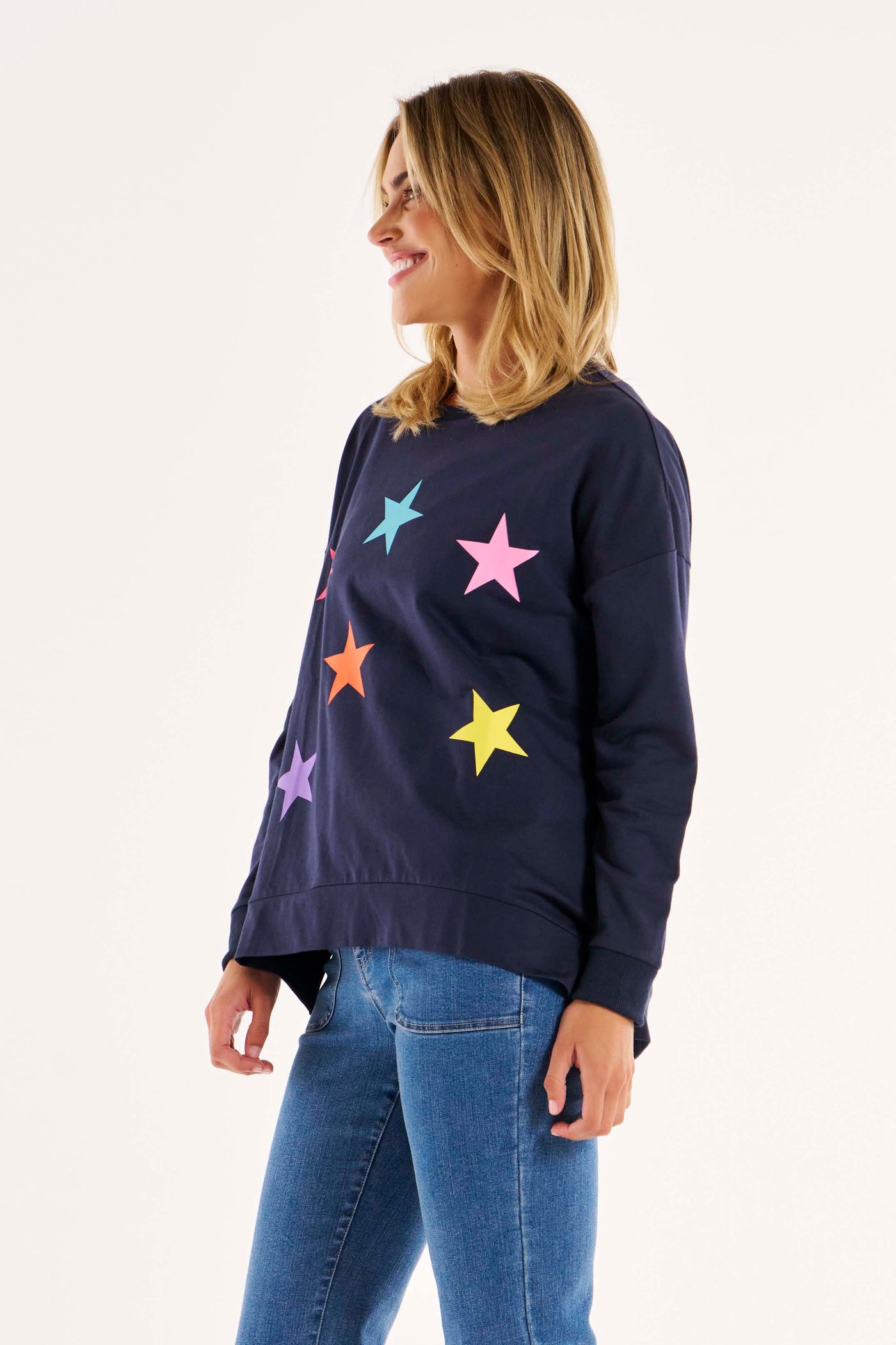 Betty Basics Sienna Jumper in Star Print