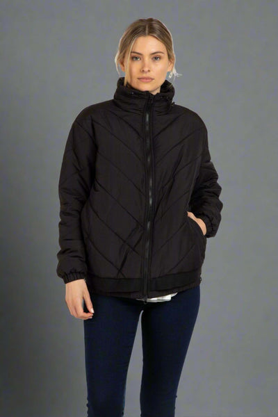 Betty Basics Rylie Puffa Jacket in Black