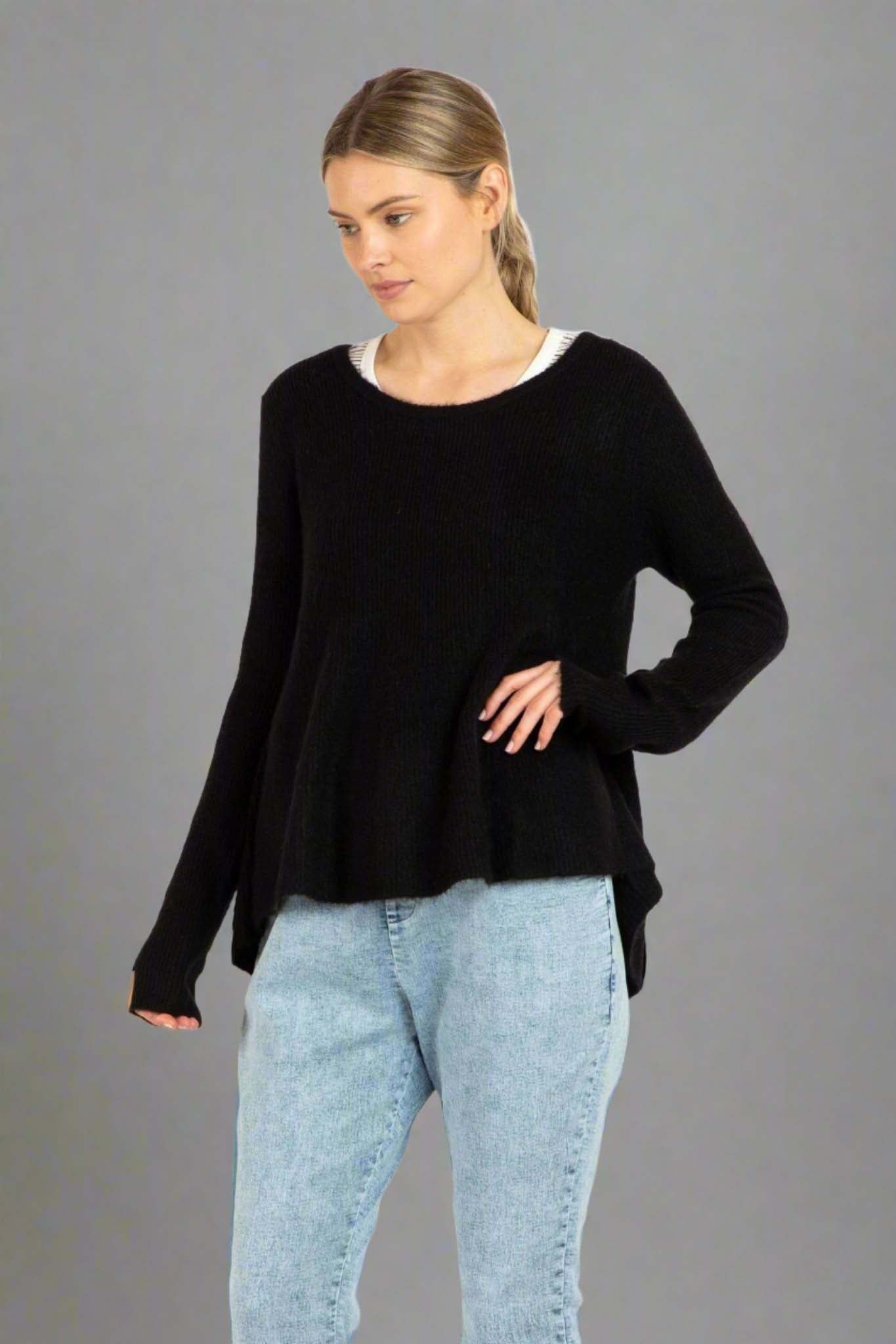 Betty Basics Lexi Knit Jumper in Black