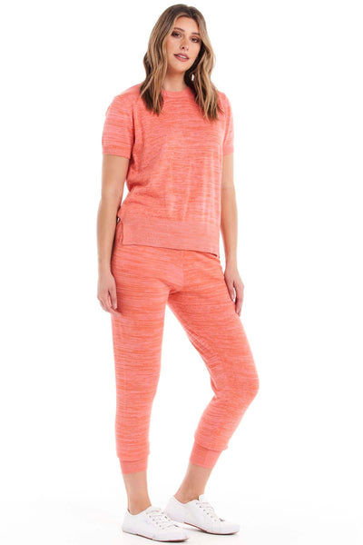 Betty Basics Antonia Knit Tee in Dusty Rose - Hey Sara