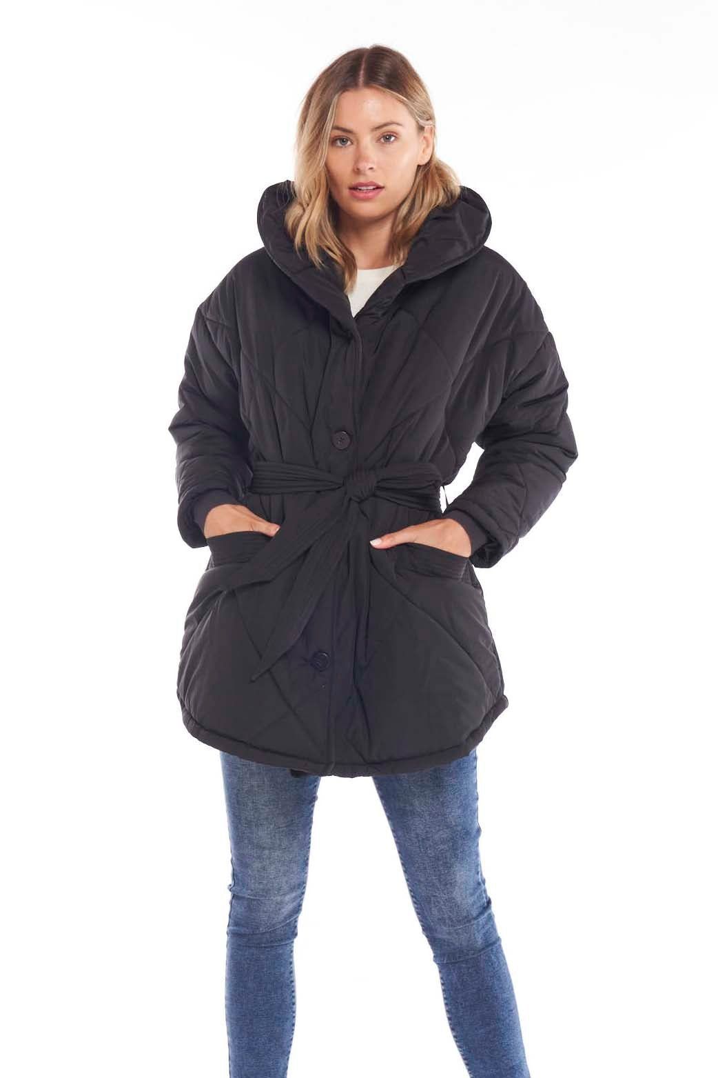 Betty Basics Archie Puffer Jacket in Black - Hey Sara