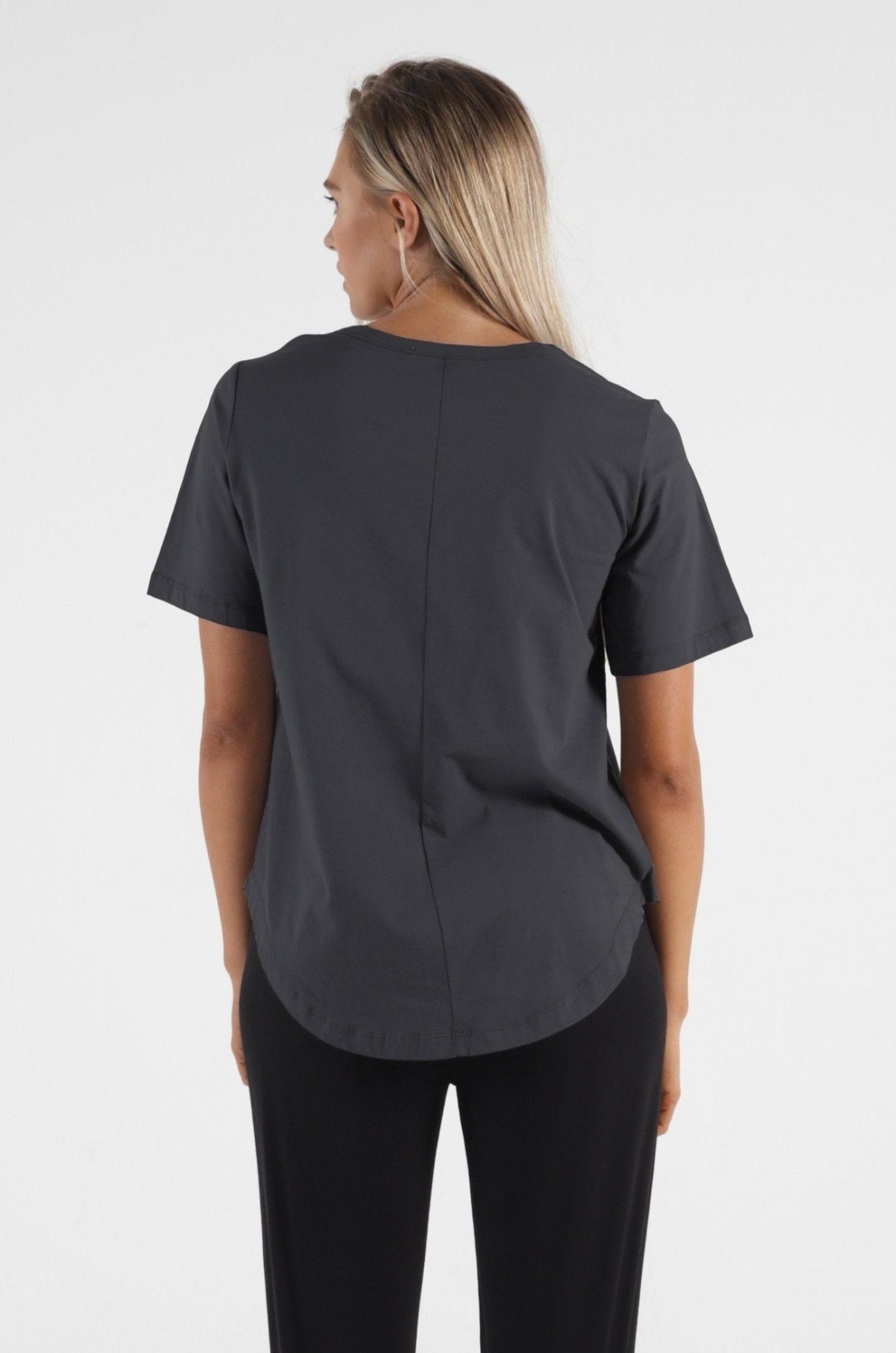 Betty Basics Ariana Tee in Indi Grey - Pardon Moi - Hey Sara