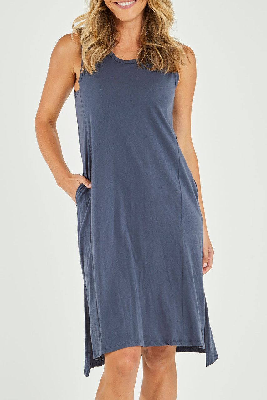 Betty Basics Arwin Dress in Indie Blue - Hey Sara