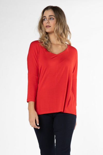 Betty Basics Bilbao Top in Chilli Red - Hey Sara