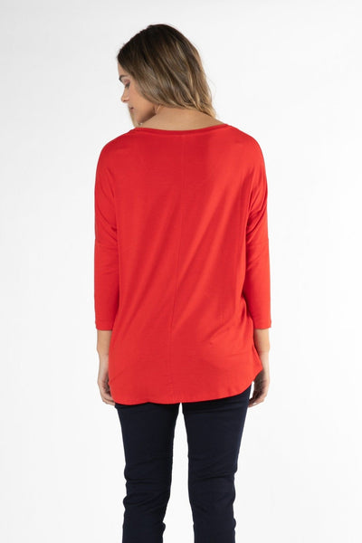 Betty Basics Bilbao Top in Chilli Red - Hey Sara