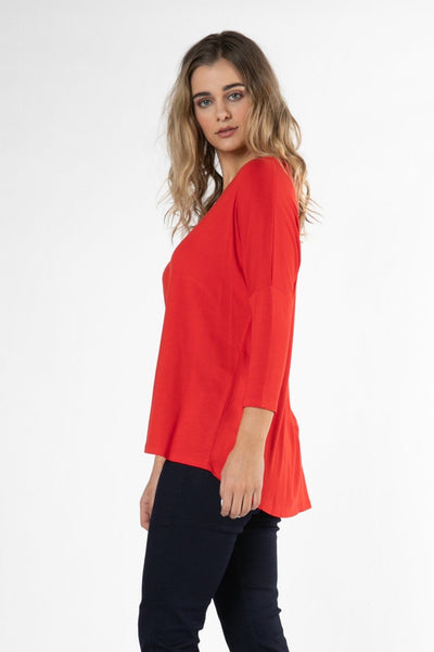 Betty Basics Bilbao Top in Chilli Red - Hey Sara