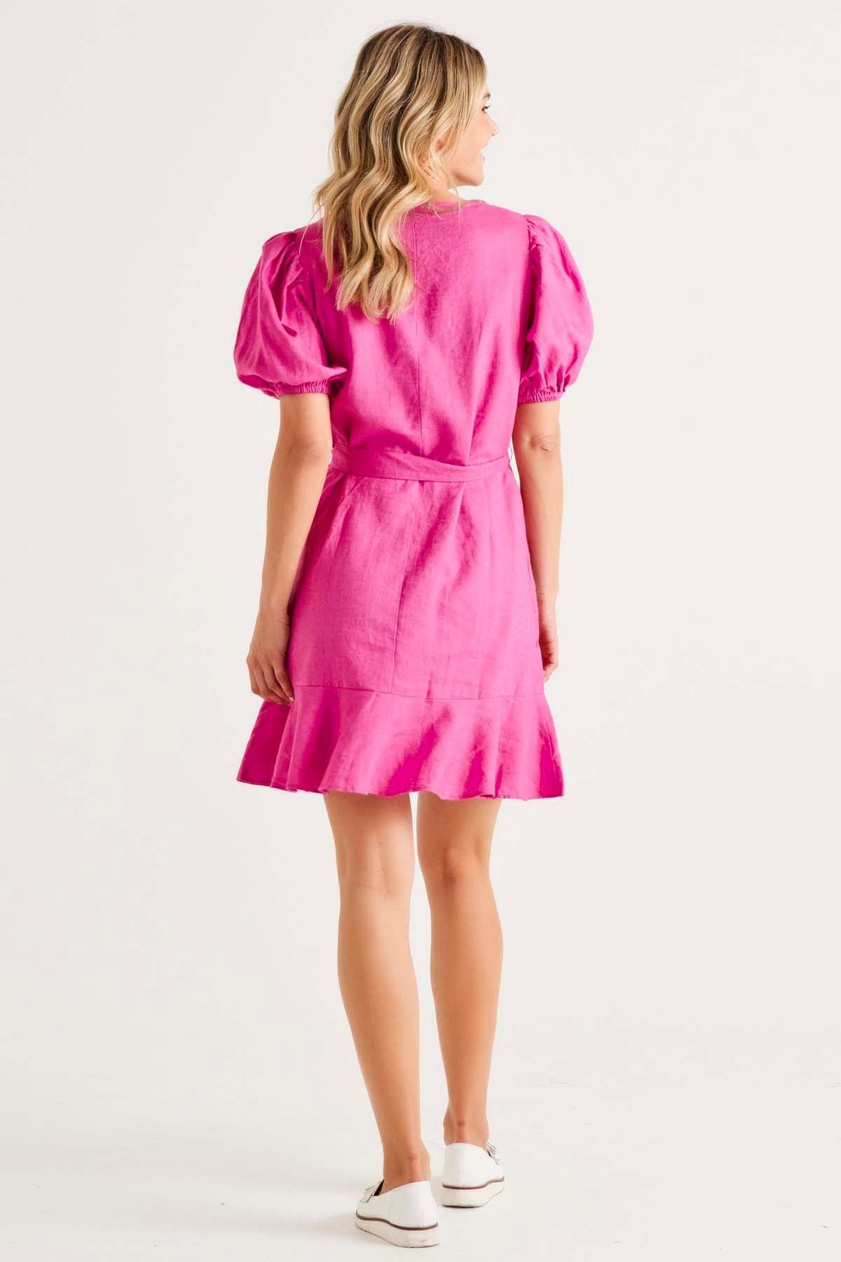 Betty Basics Birdie Mini Dress in Azalea Pink - Hey Sara