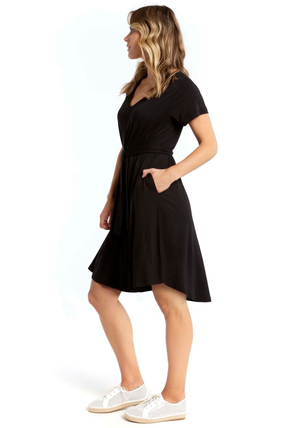 Betty Basics Brooke Mini Dress in Black - Hey Sara