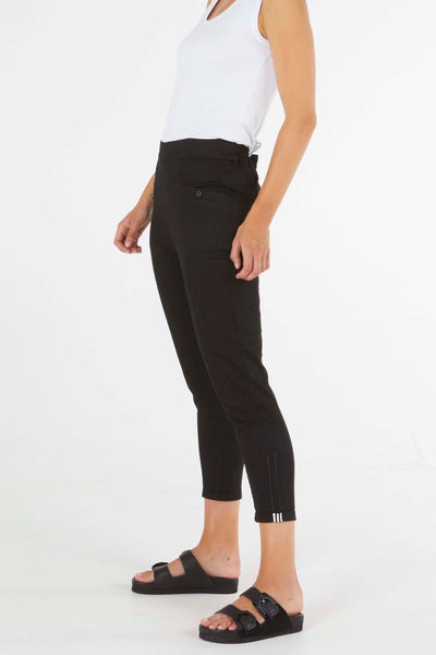 Betty Basics Chicago Chino Pants in Black - Hey Sara