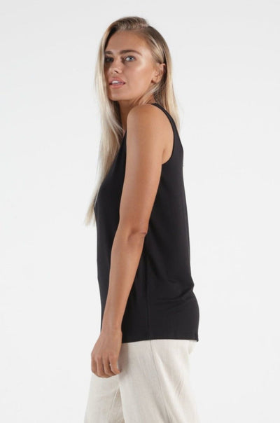 Betty Basics Dallas Reversible Tank in Black - Hey Sara