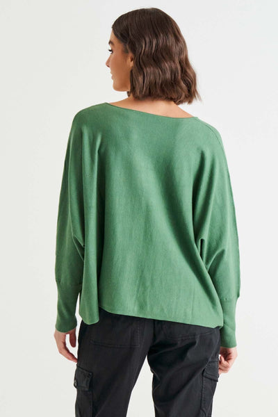 Betty Basics Destiny Oversized Knit Jumper in Powder Green - Hey Sara