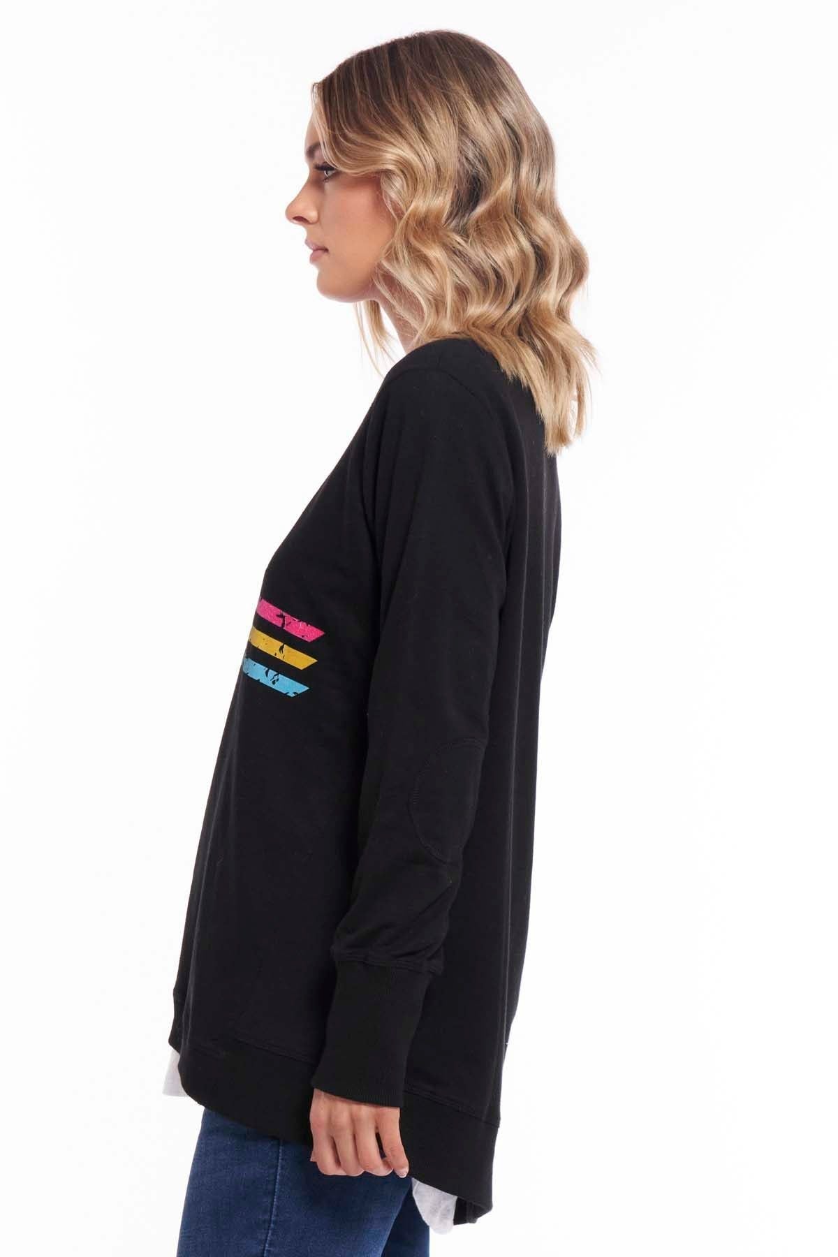 Betty Basics Dolly Sweater in Black Star - Hey Sara