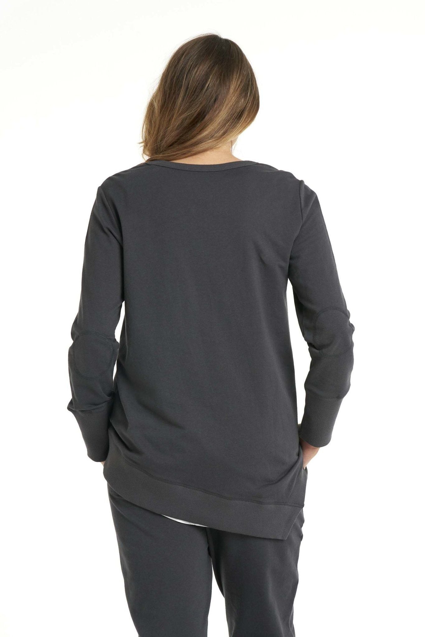 Betty Basics Dolly Sweater in Gunmetal - Hey Sara
