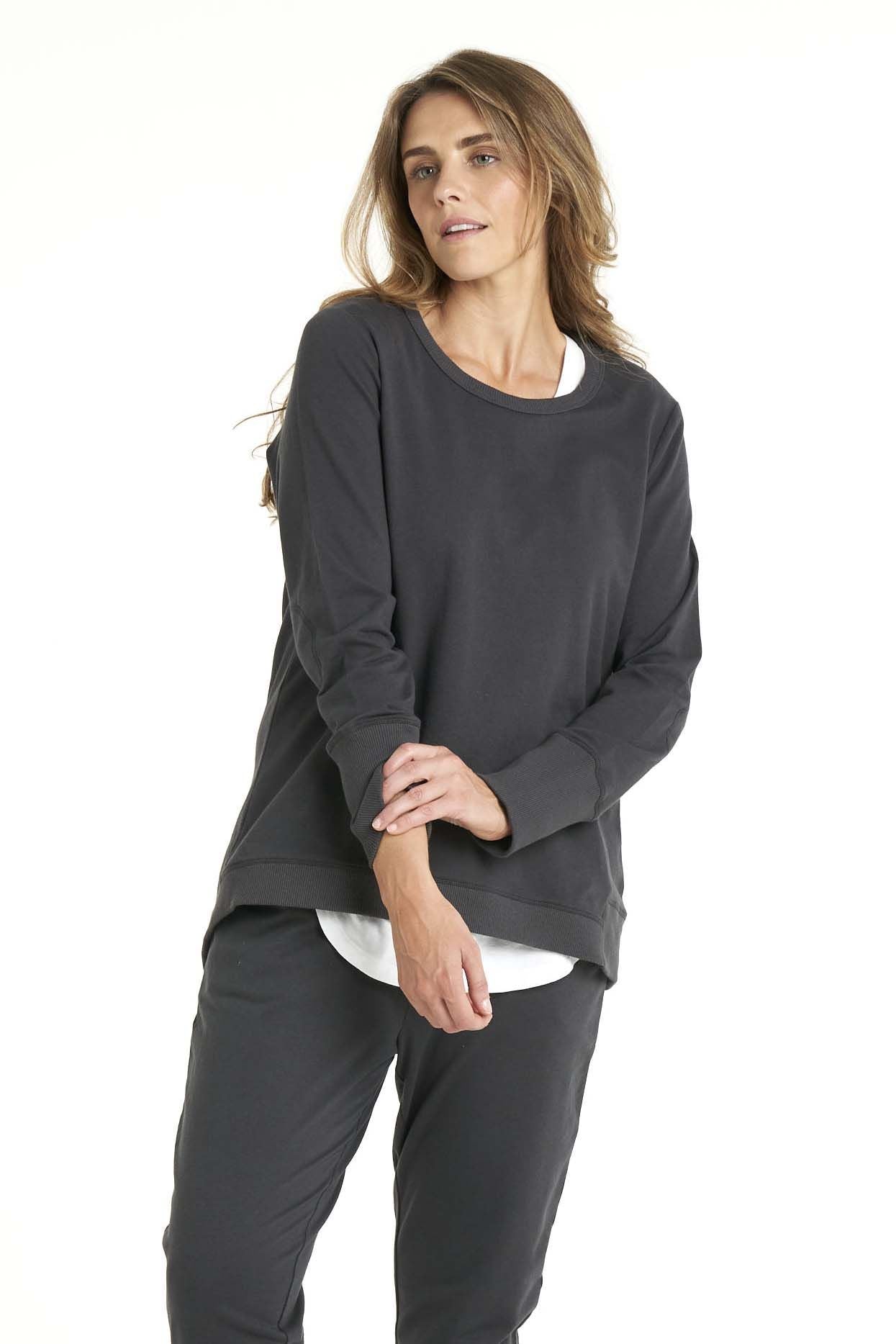 Betty Basics Dolly Sweater in Gunmetal - Hey Sara