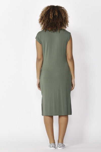 Betty Basics Hvar Midi Dress in Olive - Hey Sara