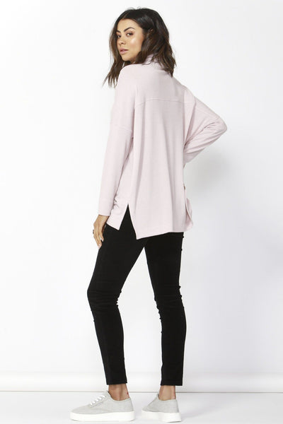 Betty Basics Ivo Cosy Pullover in Blossom Pink - Hey Sara