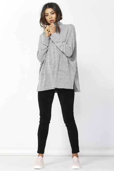 Betty Basics Ivo Cosy Pullover in Storm Grey - Hey Sara