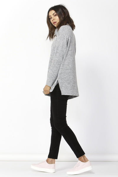 Betty Basics Ivo Cosy Pullover in Storm Grey - Hey Sara