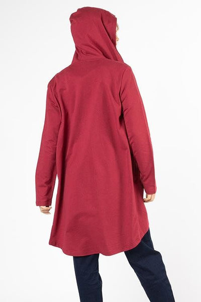 Betty Basics Jaden Hoodie in Wildberry Red - Hey Sara
