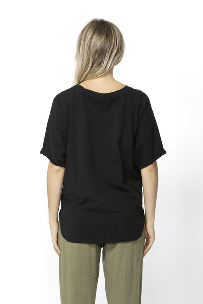 Betty Basics Katie Knot Top in Back - Hey Sara