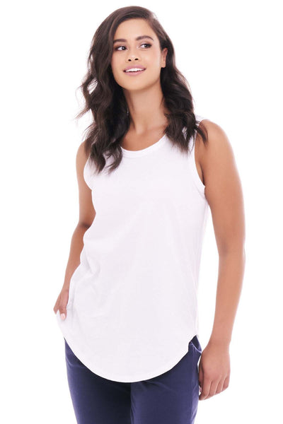 Betty Basics Keira Tank in White - Hey Sara