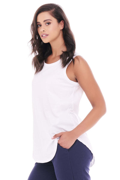 Betty Basics Keira Tank in White - Hey Sara