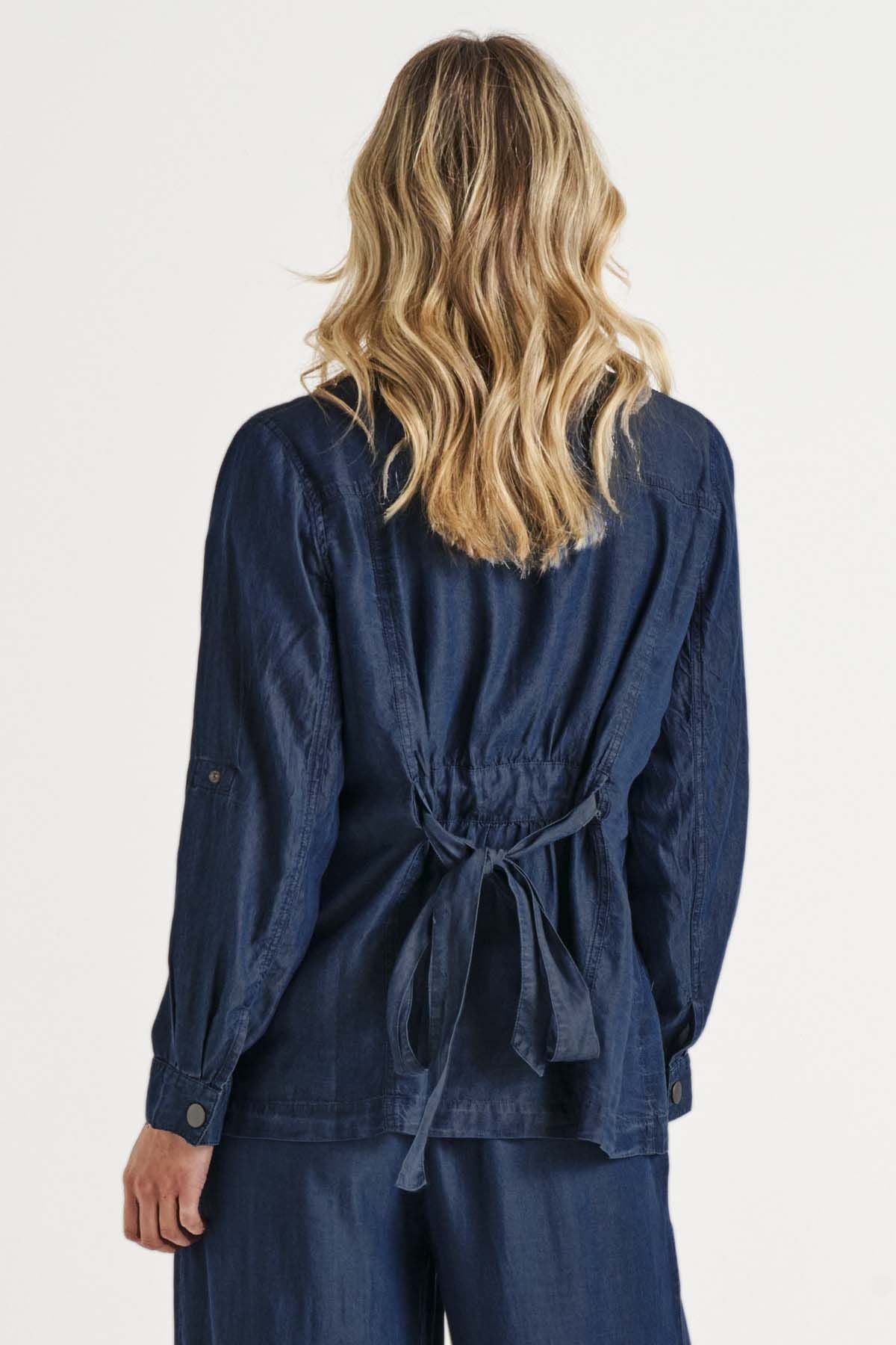 Betty Basics Lara Lyocell Jacket in Blue Haze - Hey Sara
