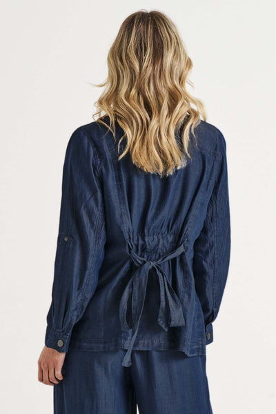 Betty Basics Lara Lyocell Jacket in Blue Haze - Hey Sara