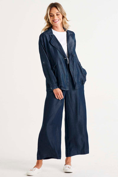 Betty Basics Lara Lyocell Jacket in Blue Haze - Hey Sara