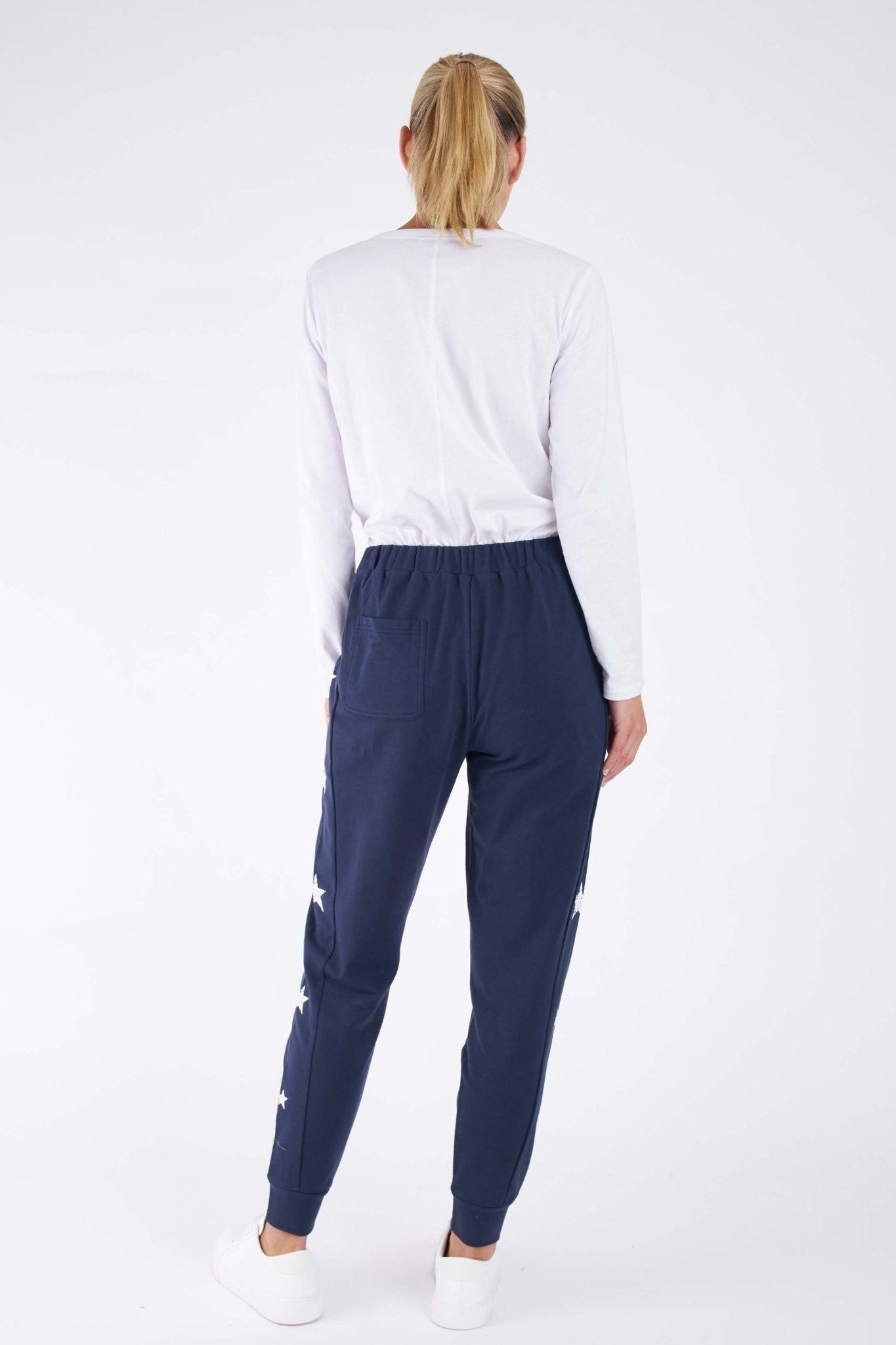 Betty Basics Lindsay Jogger in Navy Star - Hey Sara