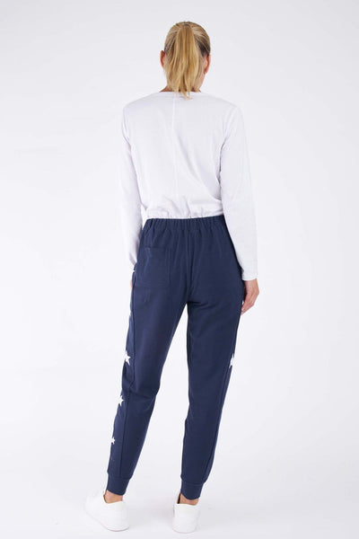 Betty Basics Lindsay Jogger in Navy Star - Hey Sara