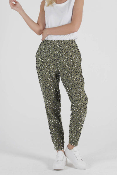 Betty Basics Lindsay Jogger in Puma Print - Hey Sara