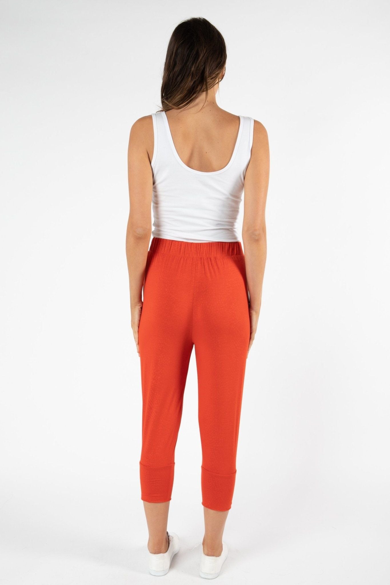 Betty Basics Lyon Pant in Sunset Red - Hey Sara