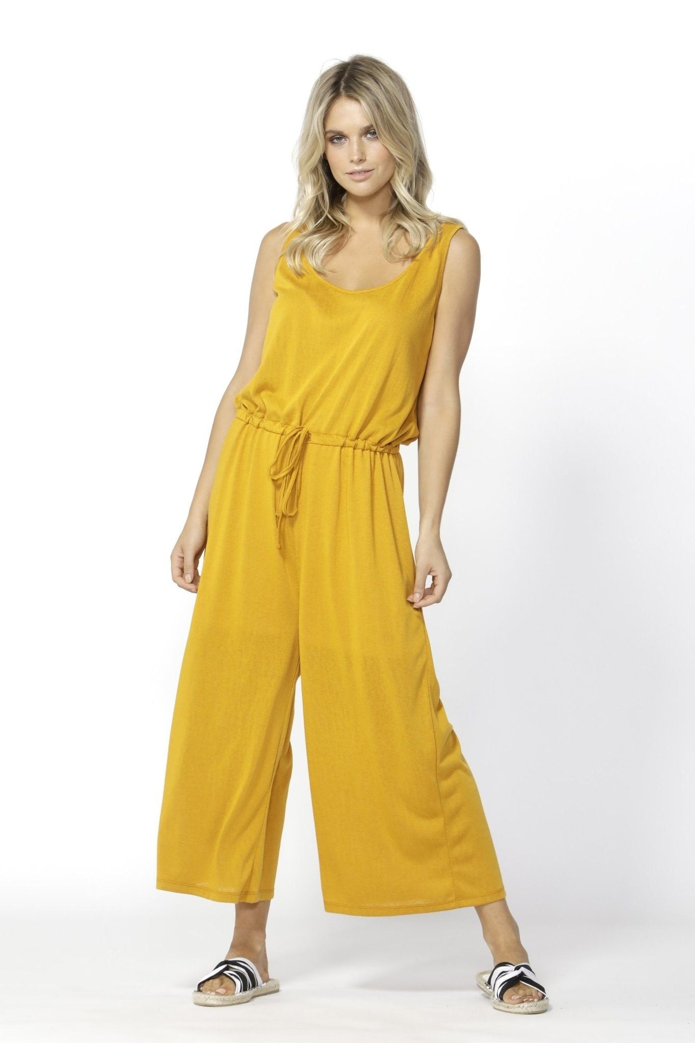 Betty Basics Maldives Jumpsuit in Mango - Hey Sara