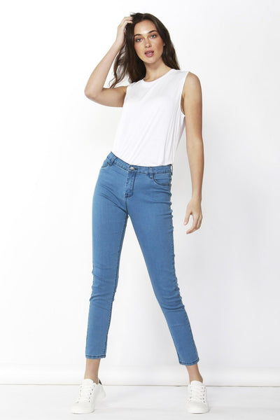 Betty Basics Mason Jean - Azure - Hey Sara