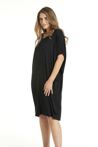 Betty Basics Maui Midi Dress in Black - Hey Sara