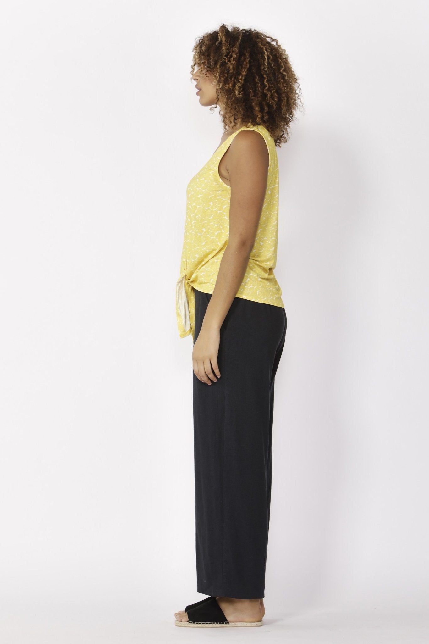 Betty Basics Memphis Tank in Lemon - Hey Sara
