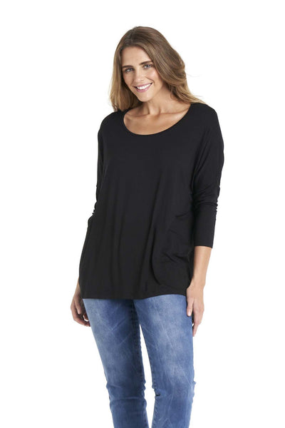 Betty Basics Milan Top in Black - Hey Sara