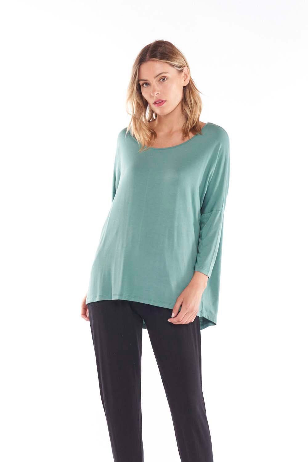 Betty Basics Milan Top in Silver Fern - Hey Sara
