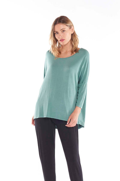 Betty Basics Milan Top in Silver Fern - Hey Sara