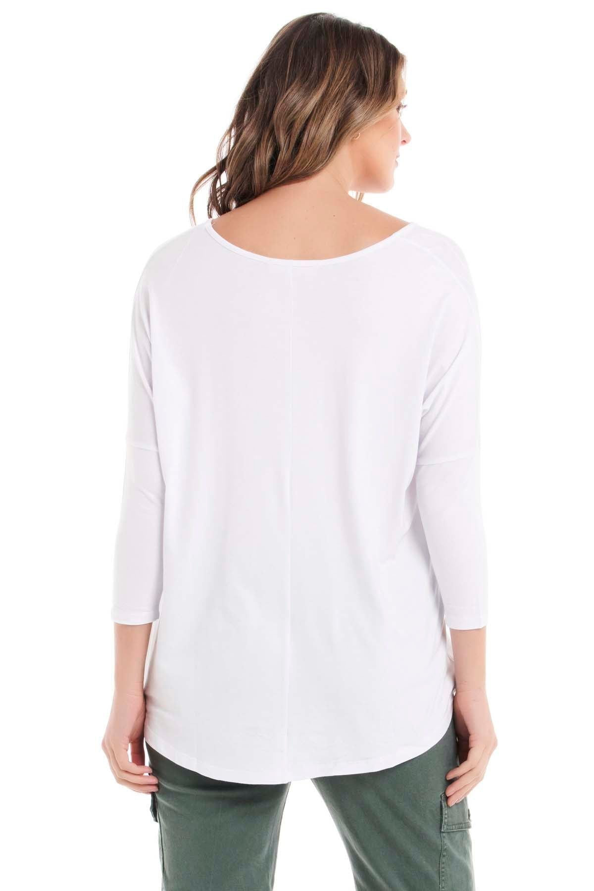 Betty Basics Milan Top in White - Hey Sara