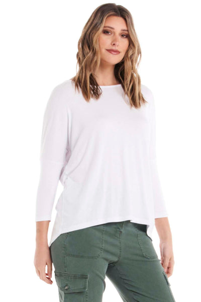 Betty Basics Milan Top in White - Hey Sara